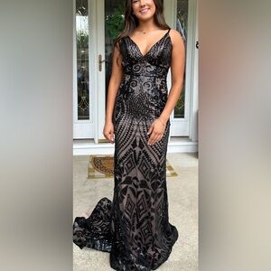 Jovani black prom dress